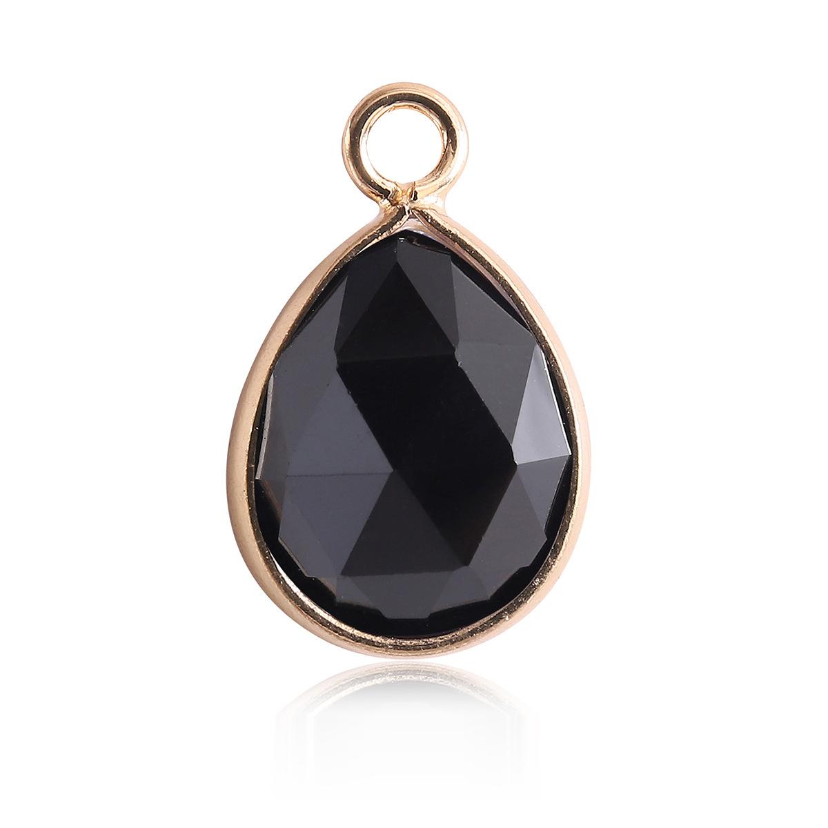 Waterdrop Crystal Irregular Cut Pendants for Necklace