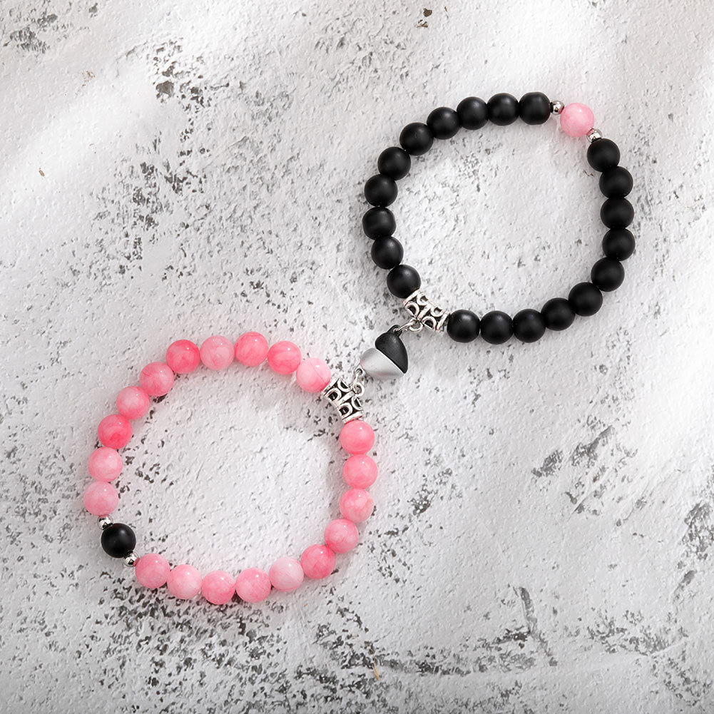 Couple Lovers Magnetic Attraction Double Bracelets