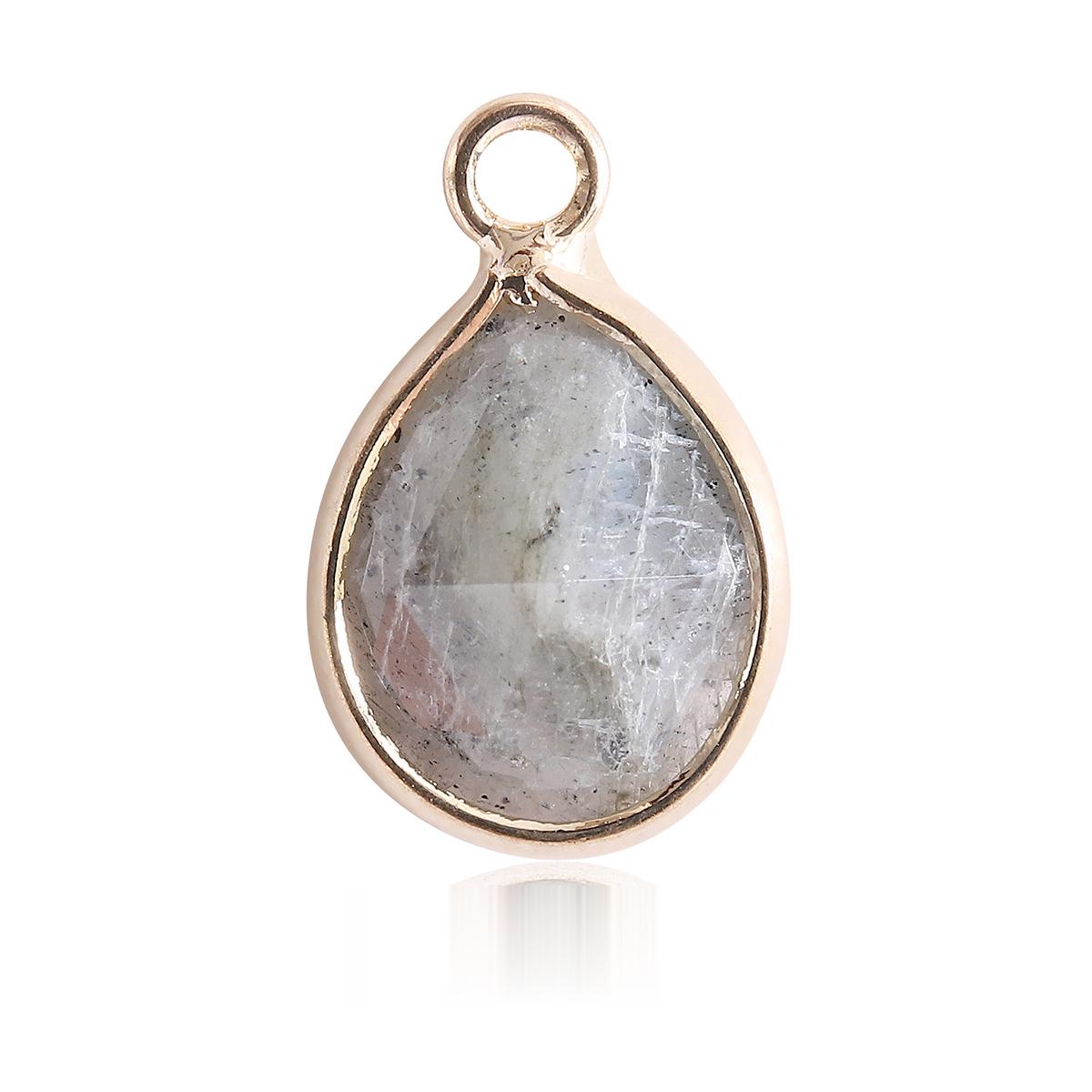 Waterdrop Crystal Irregular Cut Pendants for Necklace