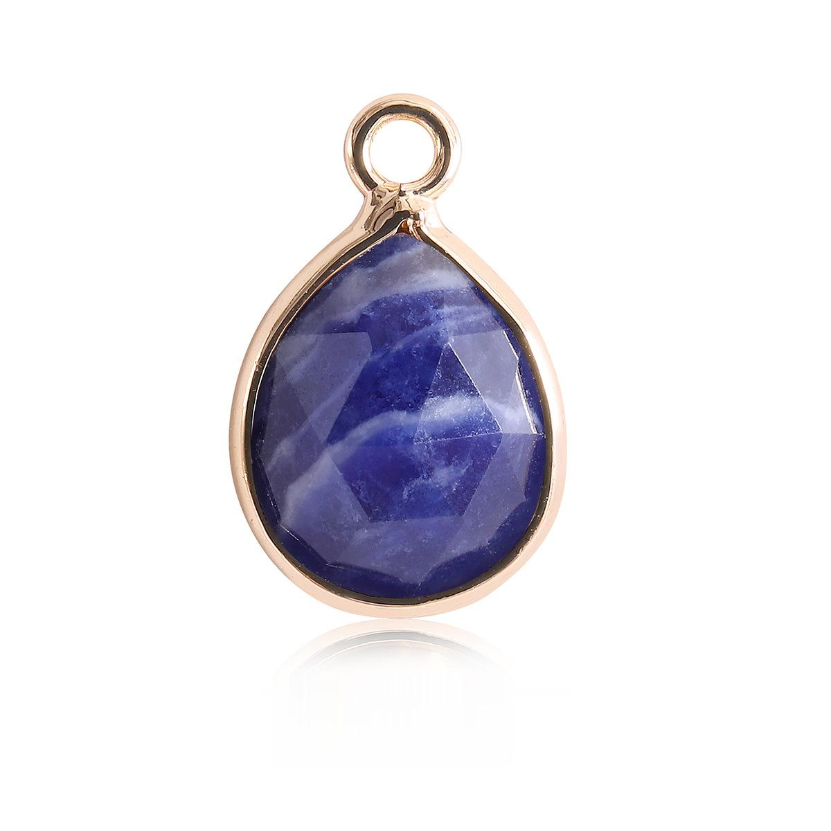 Waterdrop Crystal Irregular Cut Pendants for Necklace