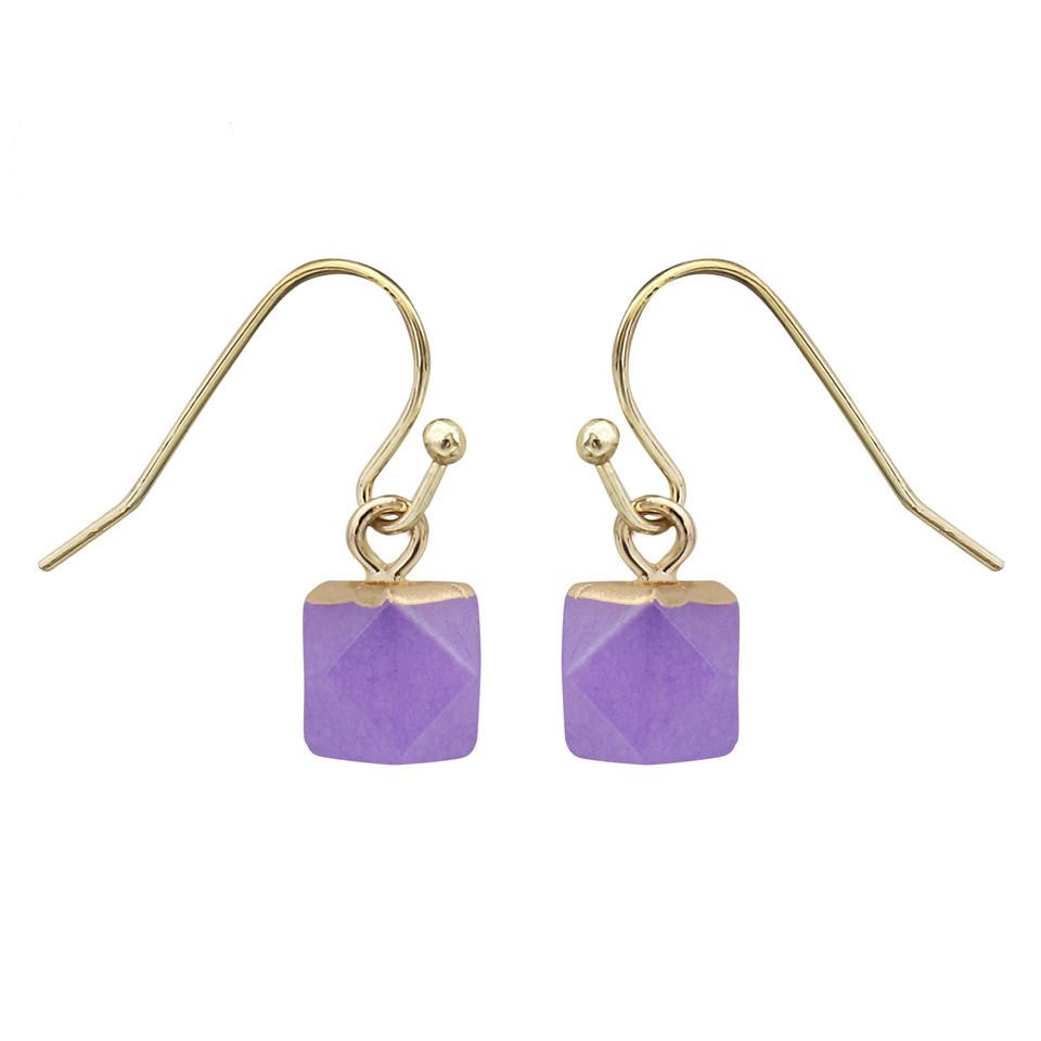 Crystal Polyhedron Earrings
