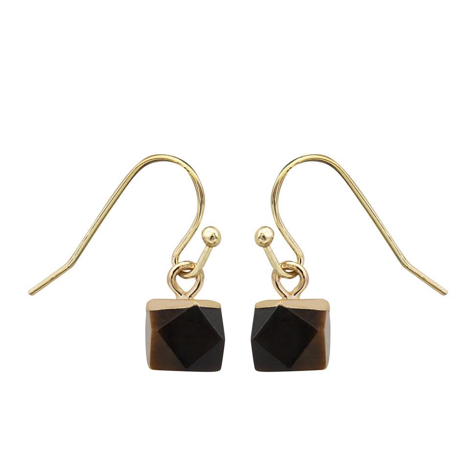 Crystal Polyhedron Earrings