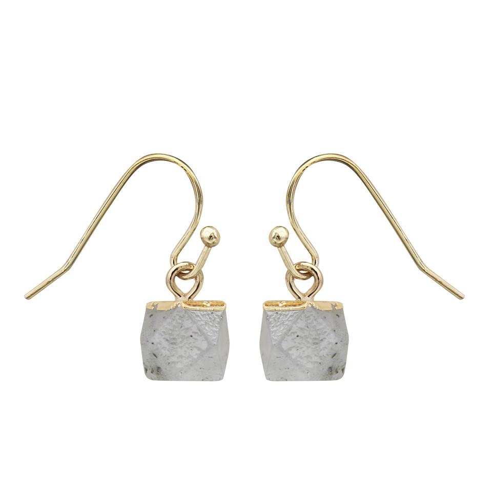 Crystal Polyhedron Earrings
