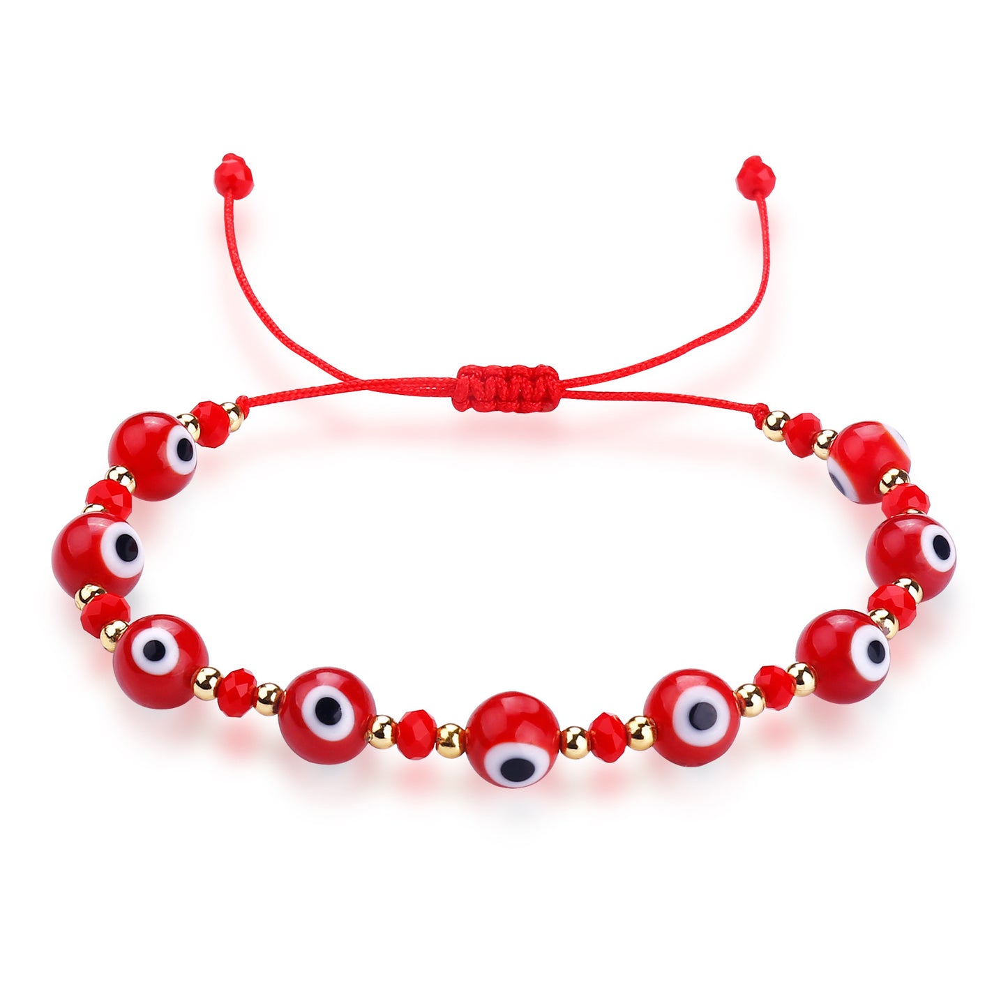 Evil Eye Adjustable Bead Bracelets