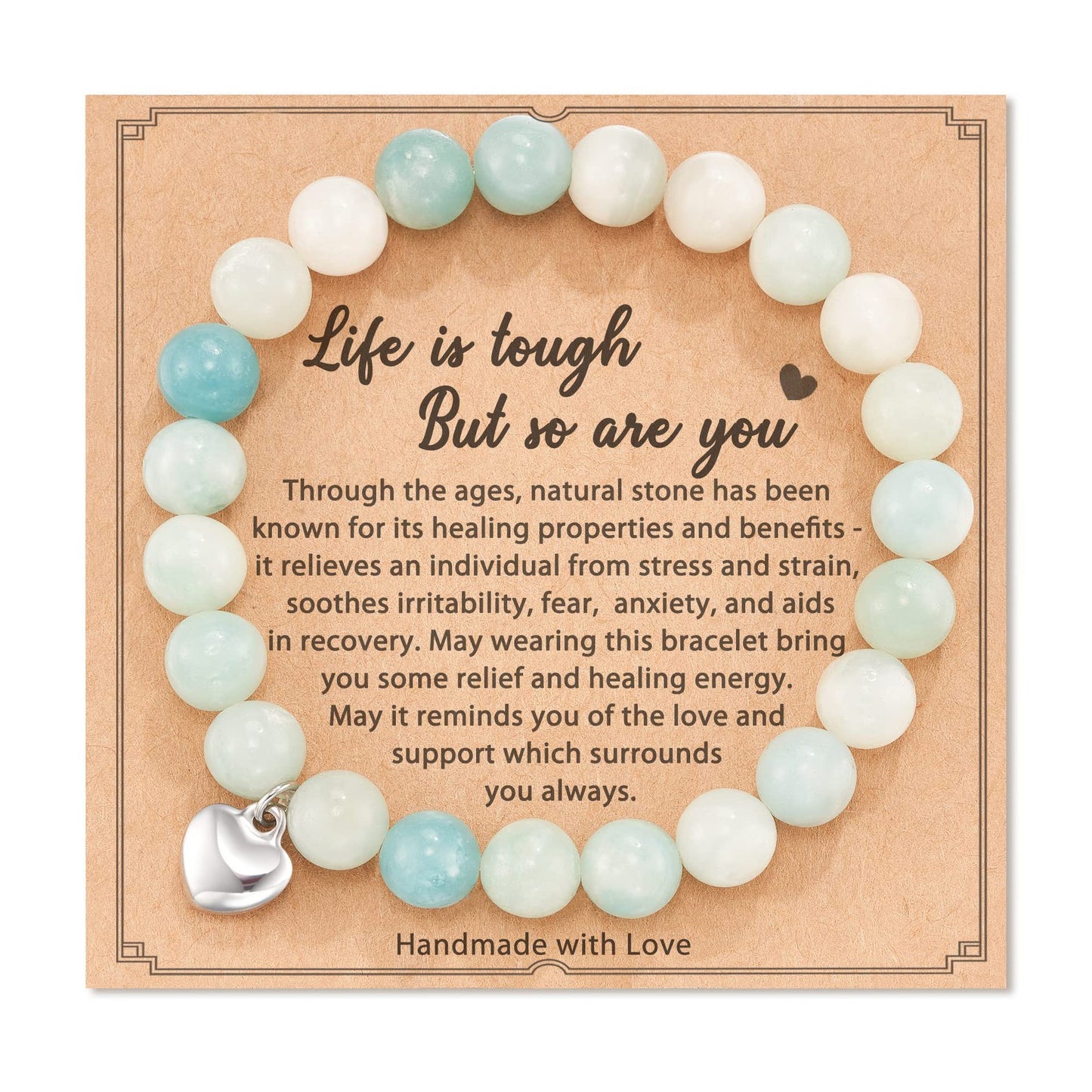 Crystal Bead Compass/Heart/Elephant/Life Tree Bracelets