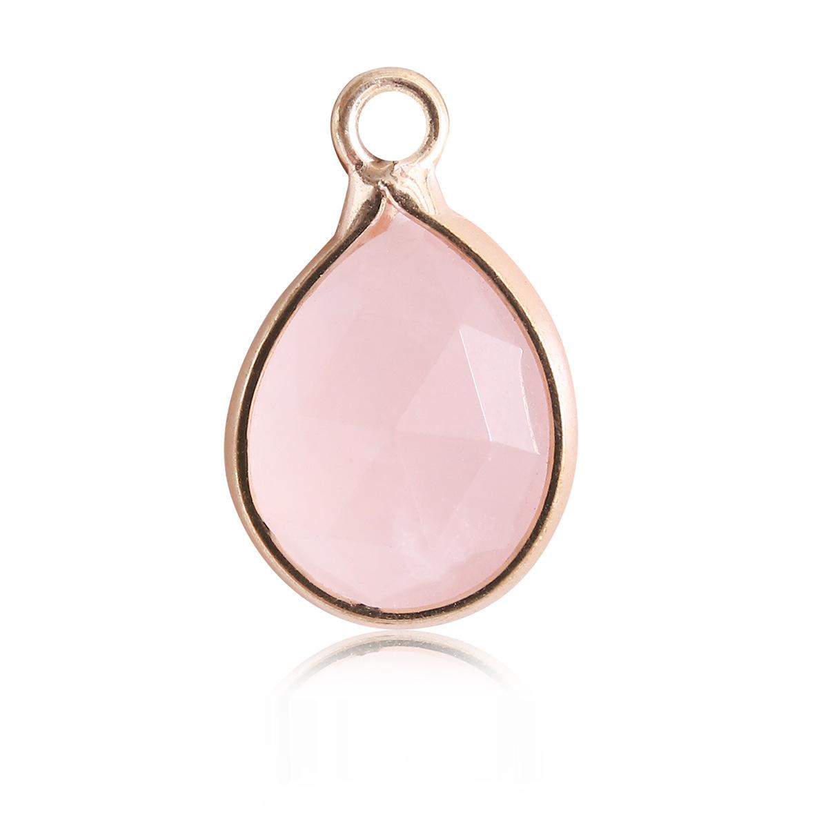 Waterdrop Crystal Irregular Cut Pendants for Necklace
