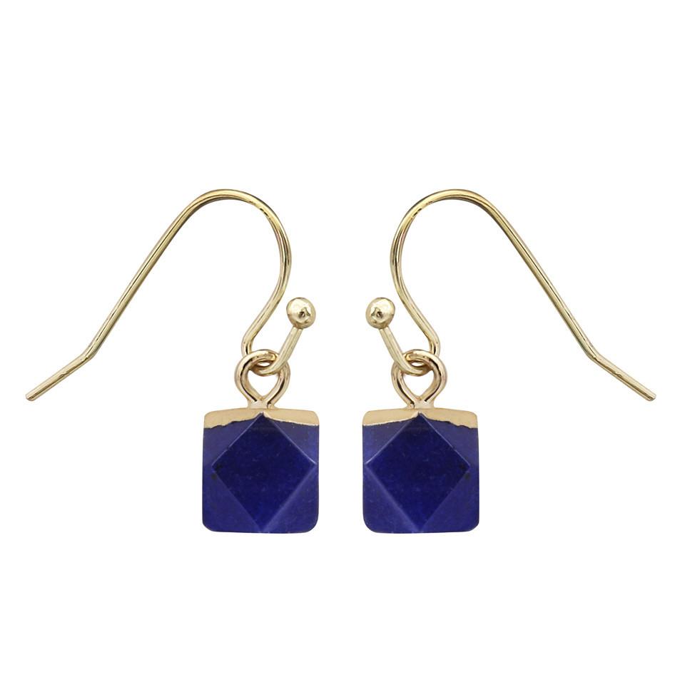 Crystal Polyhedron Earrings