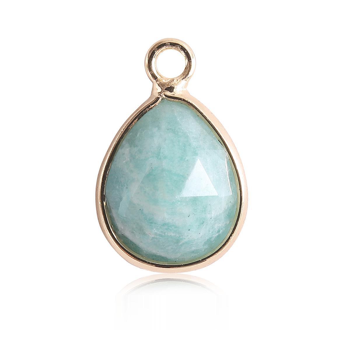 Waterdrop Crystal Irregular Cut Pendants for Necklace