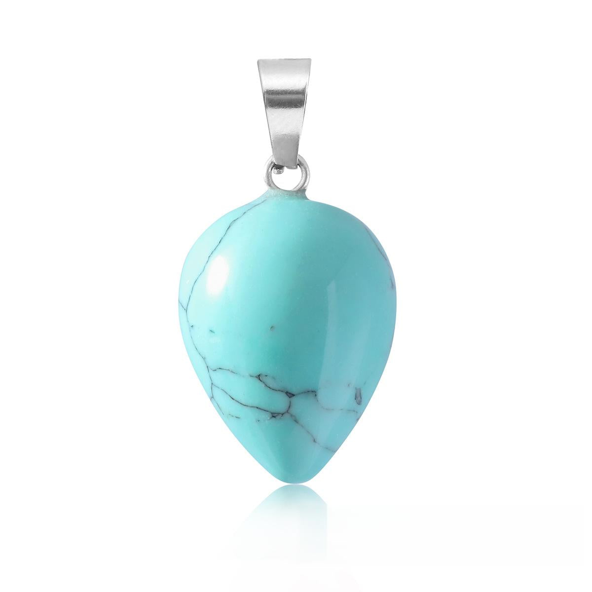 Waterdrop Semi-Precious Pendants for Necklace