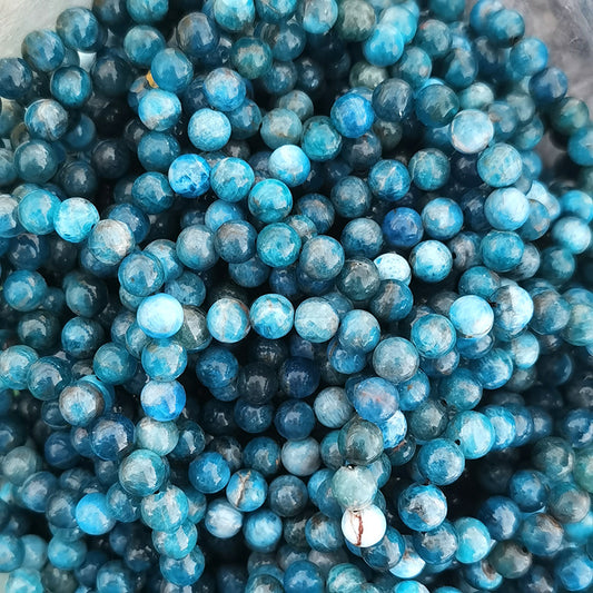 Blue Apatite Bead Bracelets