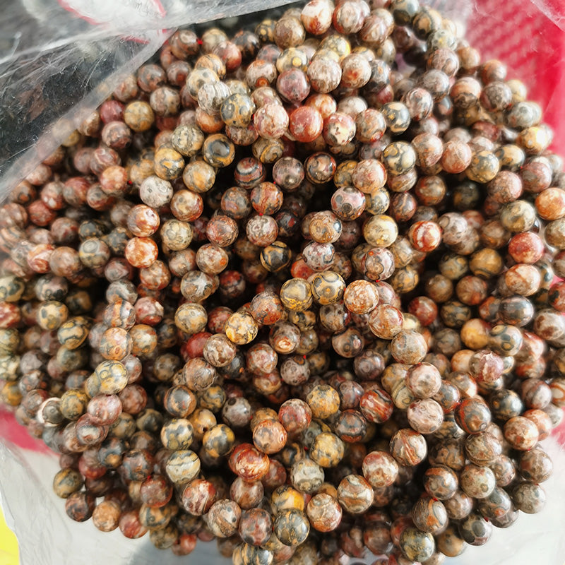 Leopard Skin Jasper Bead Bracelets