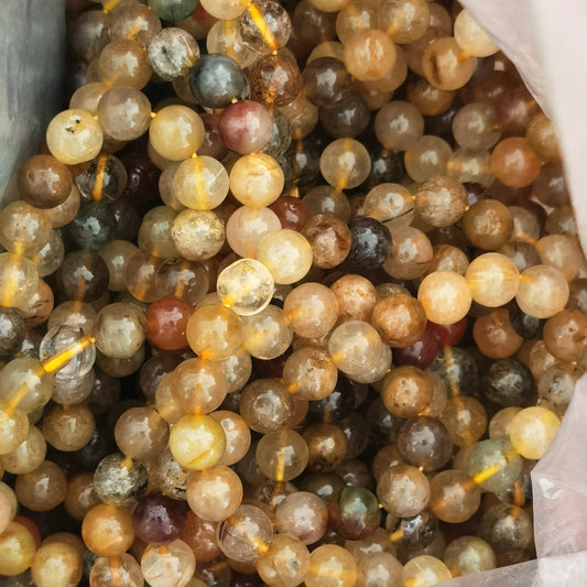 Golden Rutilated Quartz Bead Bracelets
