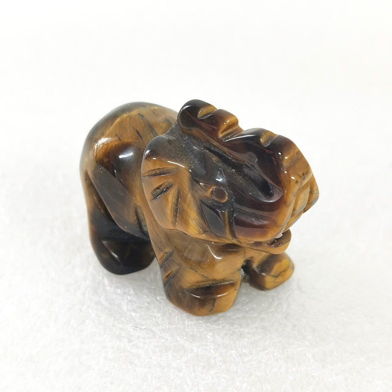 Tige Eye Stone Elephant 1.5 Inch