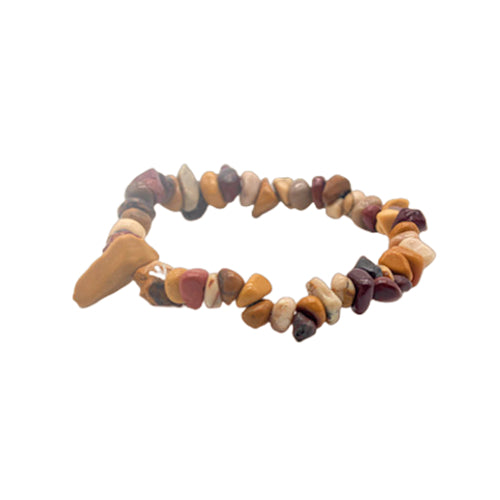 Mookaite Jasper Chip Bracelets