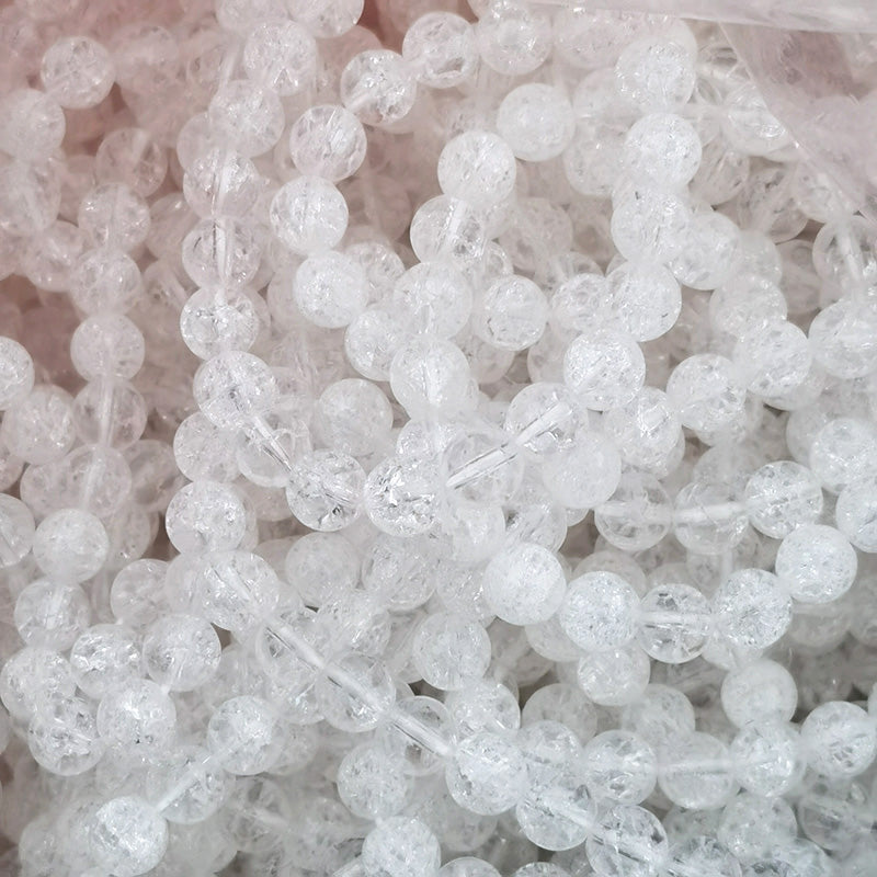 Crack Quartz Bead Bracelets