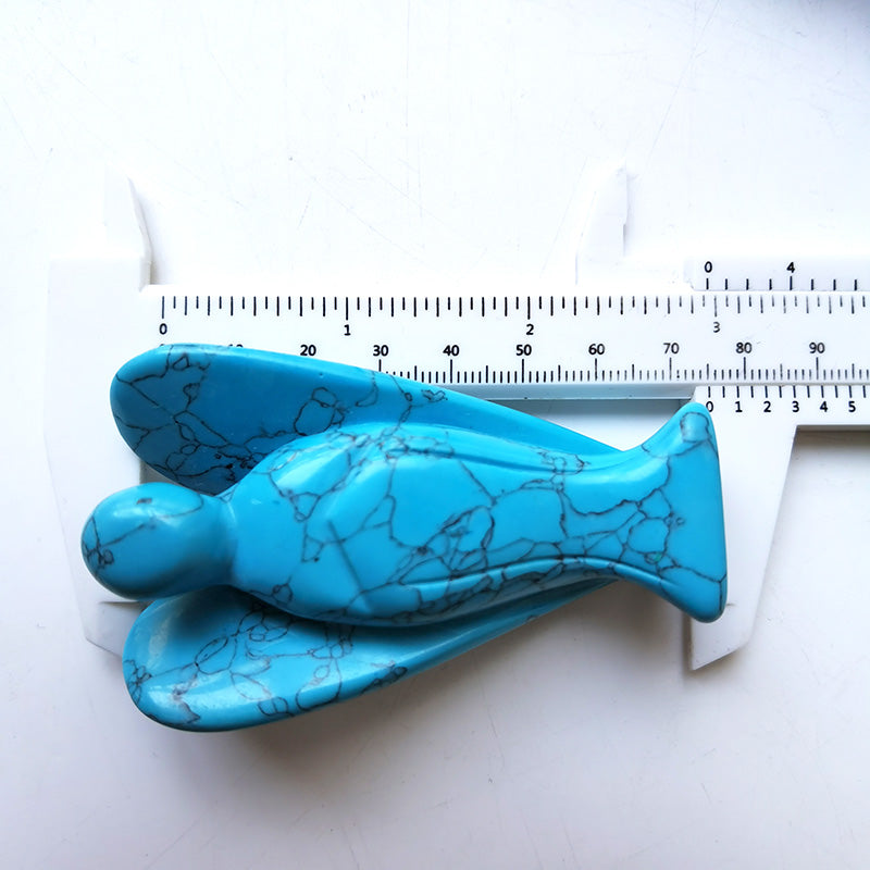 Blue Turquoise Angel 3 Inch
