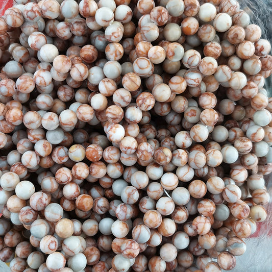 Red Net Stone Bead Bracelets