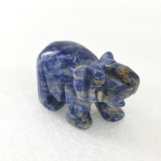 Sodalite Elephant 2 Inch