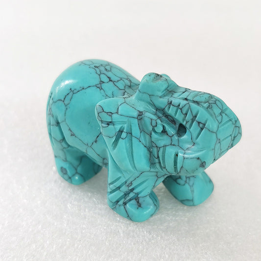 Turquoise Elephant 2 Inch