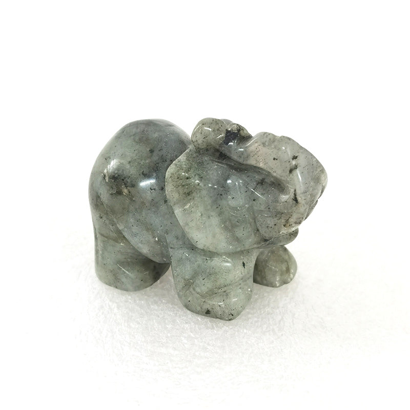 Labradorite Elephant 1.5 Inch
