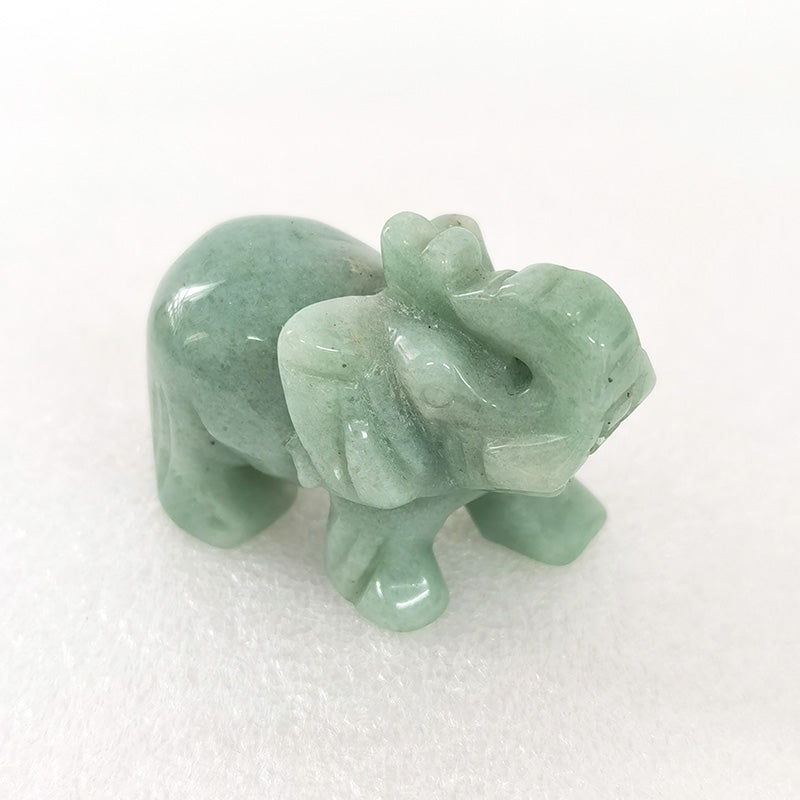 Green Aventurine Elephant 2 Inch