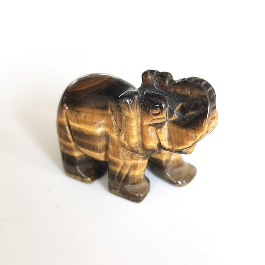 Tige Eye Stone Elephant 2 Inch