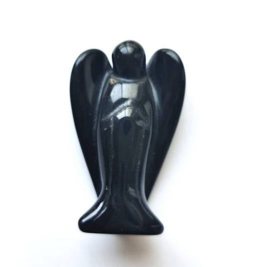 Black Obsidian Angel 3 Inch