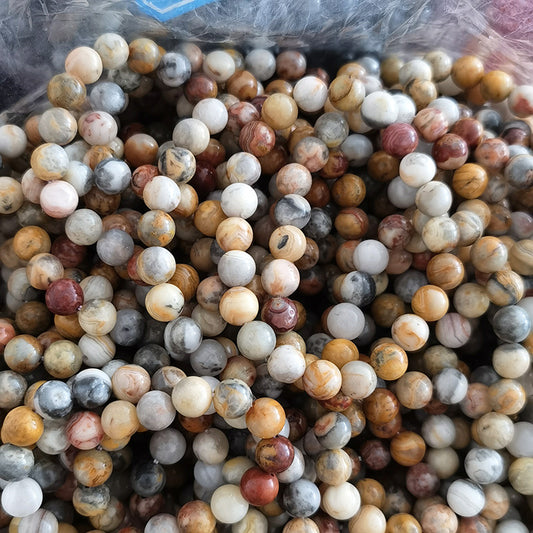 Crazy Agate Bead Bracelets