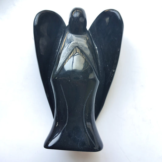 Black Obsidian Angel 4 Inch